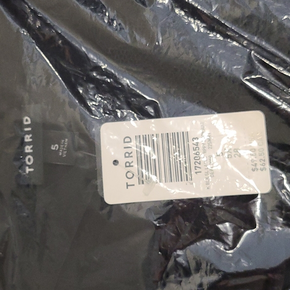 Torrid Surplice Strappy Bodysuit Lace Black - Picture 8 of 10